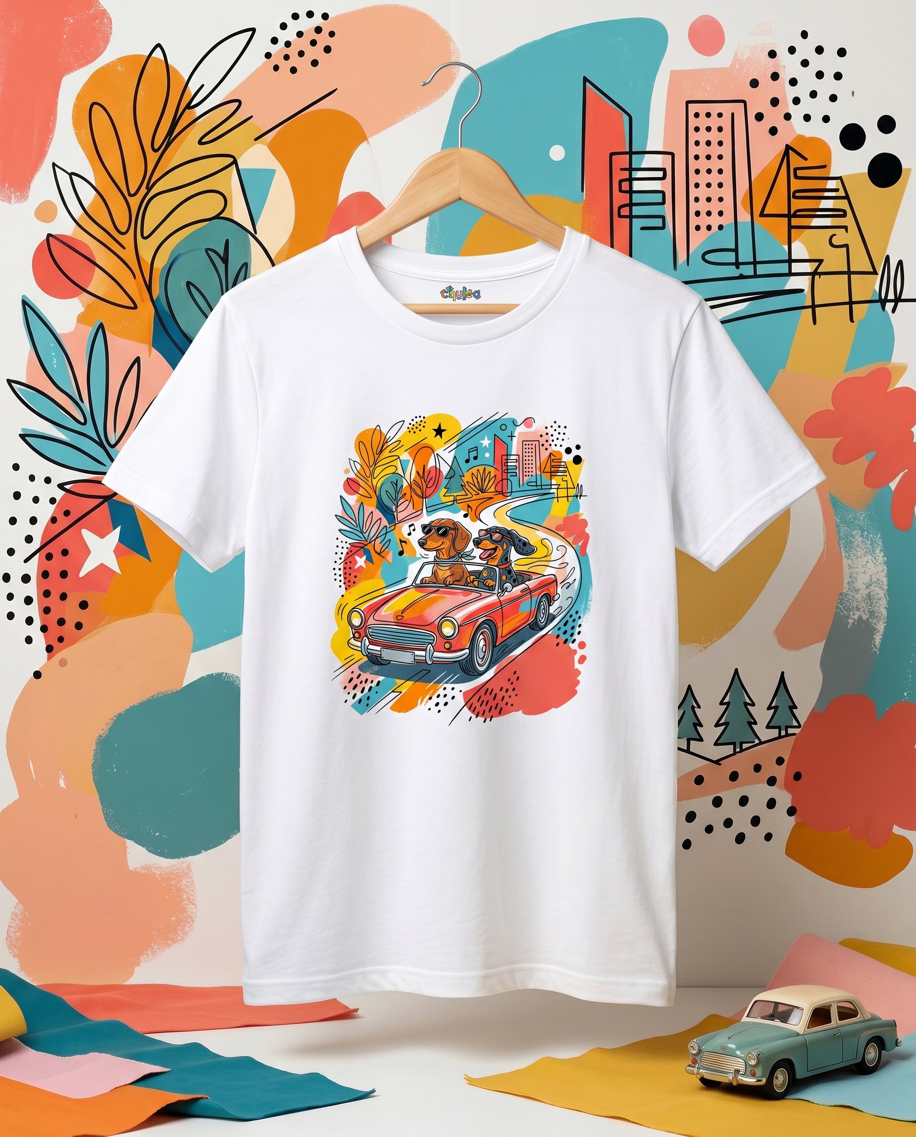 Camiseta Naif Salchichas viajeros