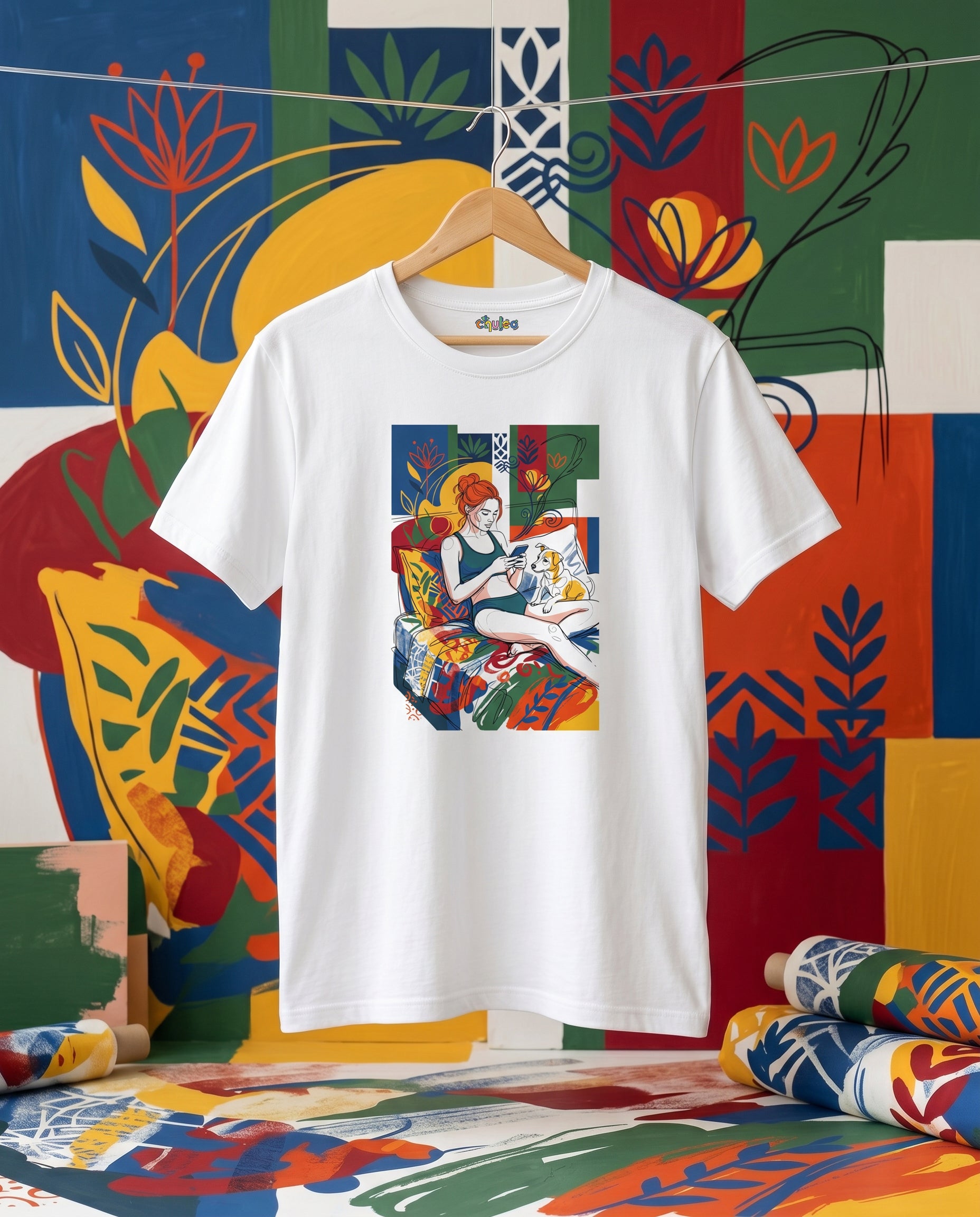 Camiseta Naif Collection Mujer Relajada