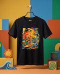 Camiseta Naif Surfista en un sueño de color